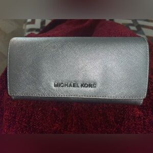 Michael Kors Silver Wallet